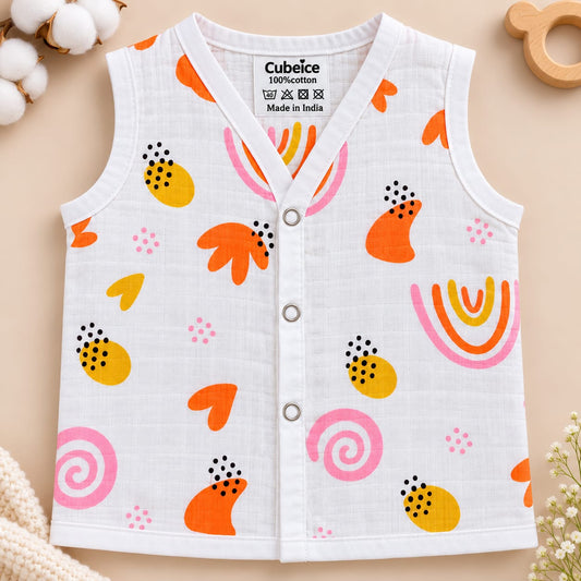 Muslin Button Jablas – Unisex Baby Top Wear